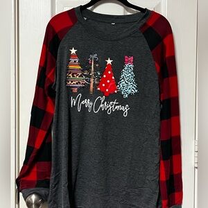 Christmas long sleeve shirt new PTP 21